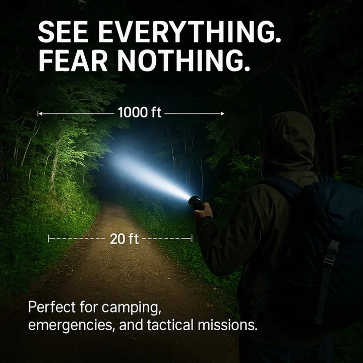 100000 Lumen Flashlight