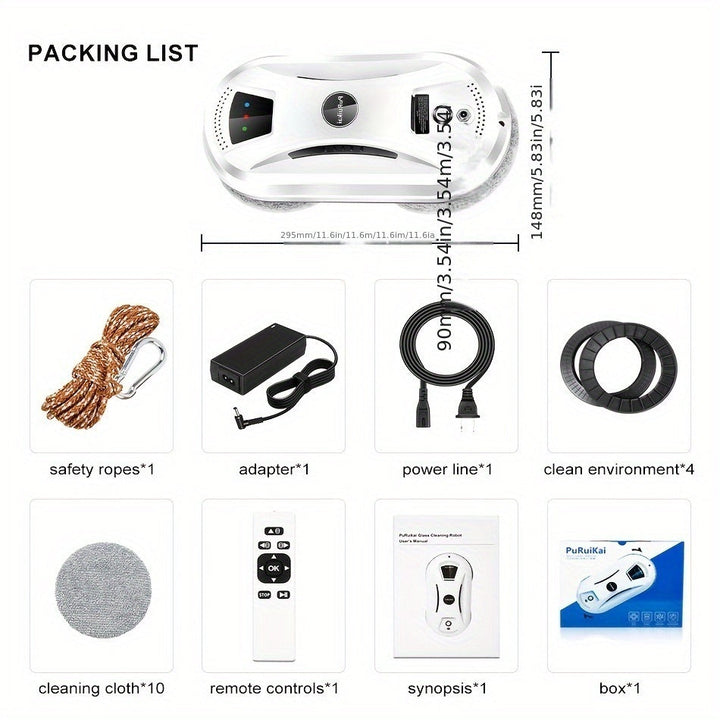 Automatic Window Cleaner - Smart Window Cleaning Robot