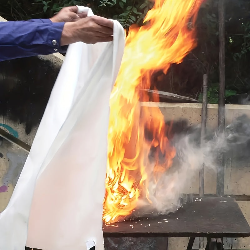 Emergency Fire Blanket for Homes and Businesses – Fireproof Fire Blanket for Kitchen, Office and Car