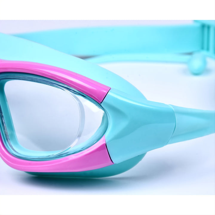 Schwimmbrille für Kinder mit großer Fassung – Komfortabel und Antifog für Wasserspaß