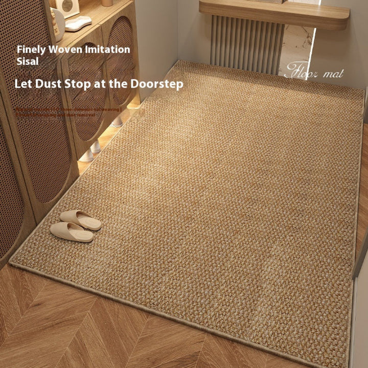 Living Room Light Luxury Advanced Entrance Foot Mat Can Be Cut