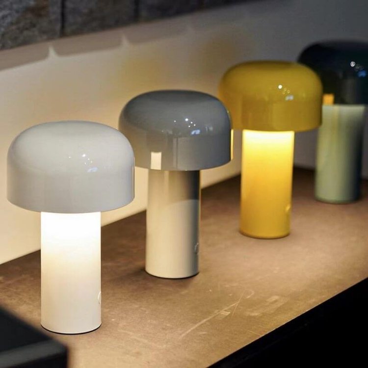 Agari Pilzförmige Tischlampe | Kabelloses Ambientelicht