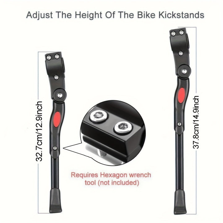 Adjustable Bike Stand – Sturdy Side Kickstand for Stable Parking