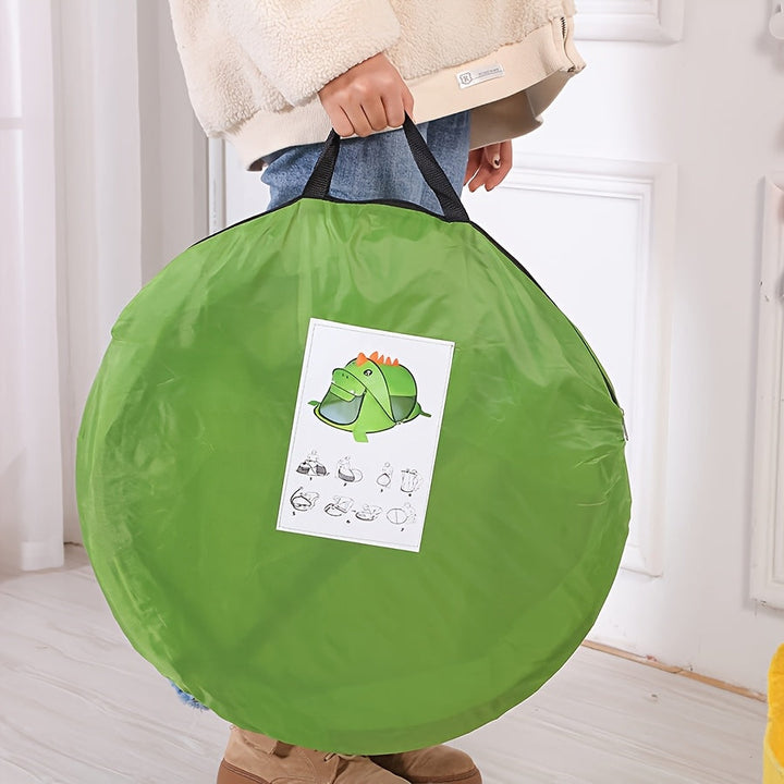 Pop-Up Play Tent Set for Kids with Dinosaurs, Sharks and Bears with UPF 50 Sun Protection – Breathable and Portable for Babies and Toddlers