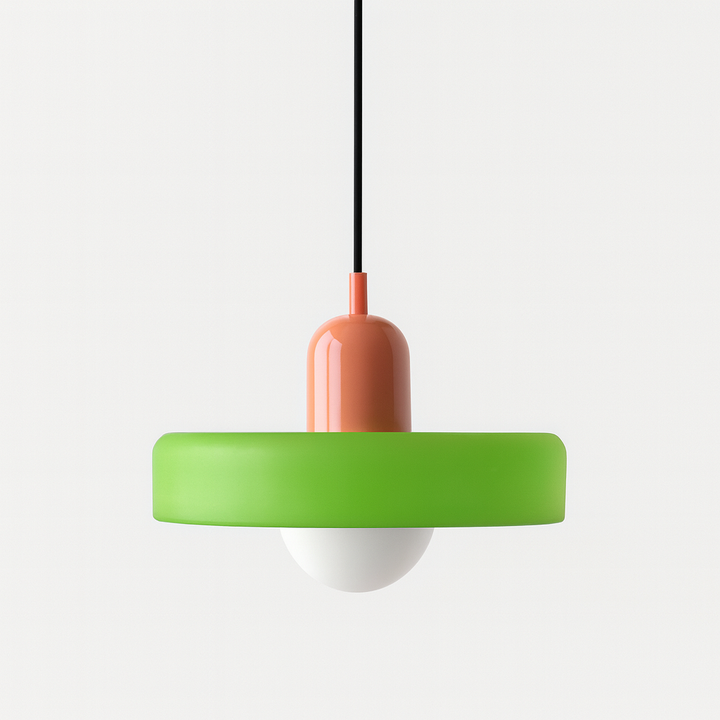 Bauhaus Pendant Light in Coloured Glass