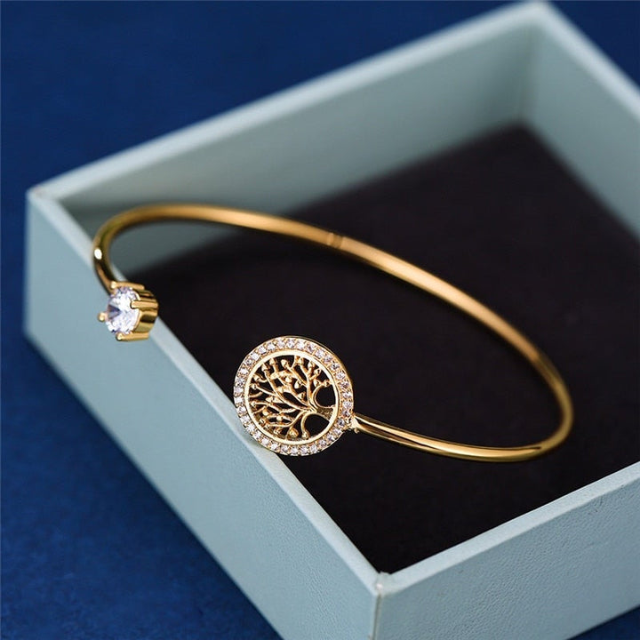Verstellbares Armband Lebensbaum – Gaia