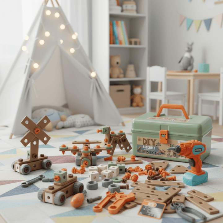 BUILDMASTER – Werkzeugset für kreative Kinder ab 3 Jahren