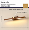 Wall Light | Black Walnut | LED Lighting