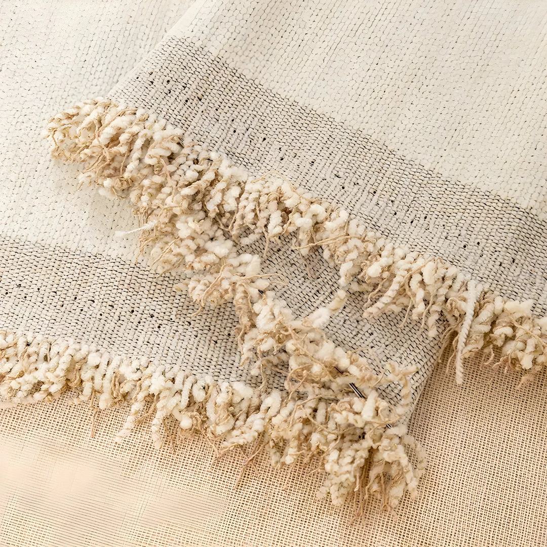 Reversible Chenille/Cotton Sofa Cover – LuxeCasa