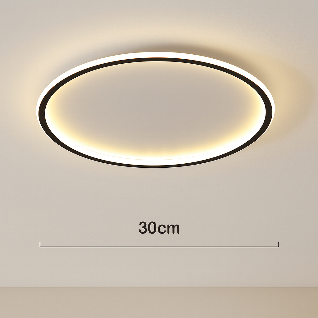 Round Scandinavian LED Ceiling Lamp | 1 Light