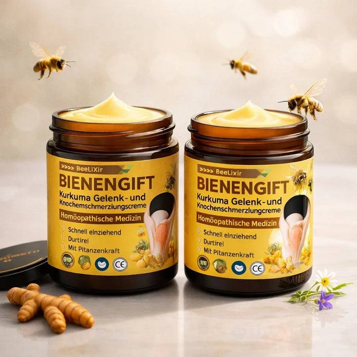 Bee Venom Cream | Ointment with Bee Venom, Hyaluronic Acid and Collagen | BeeLixir