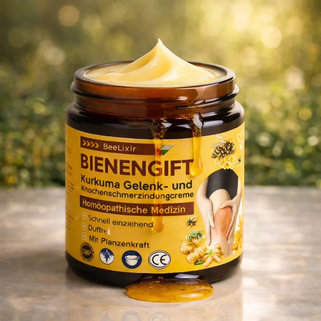 Bee Venom Cream | Ointment with Bee Venom, Hyaluronic Acid and Collagen | BeeLixir