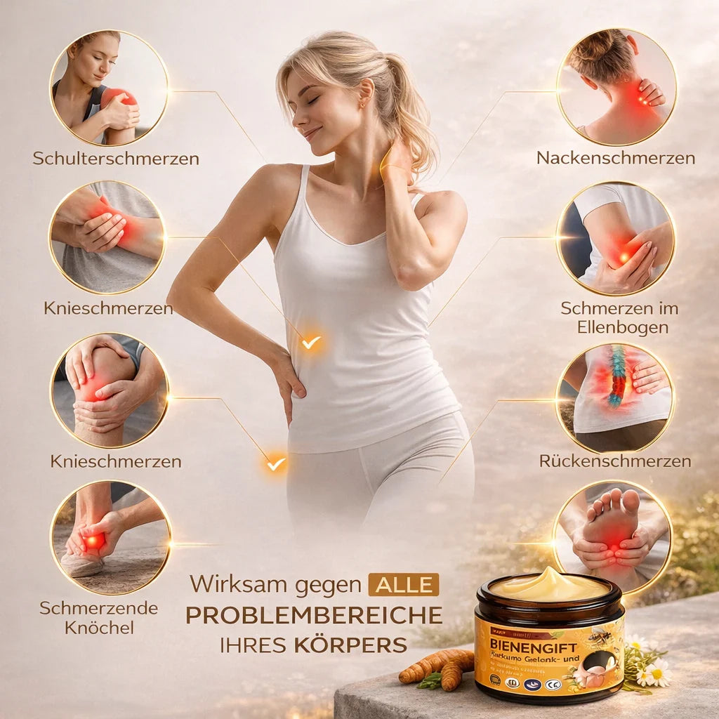 Bee Venom Cream | Ointment with Bee Venom, Hyaluronic Acid and Collagen | BeeLixir