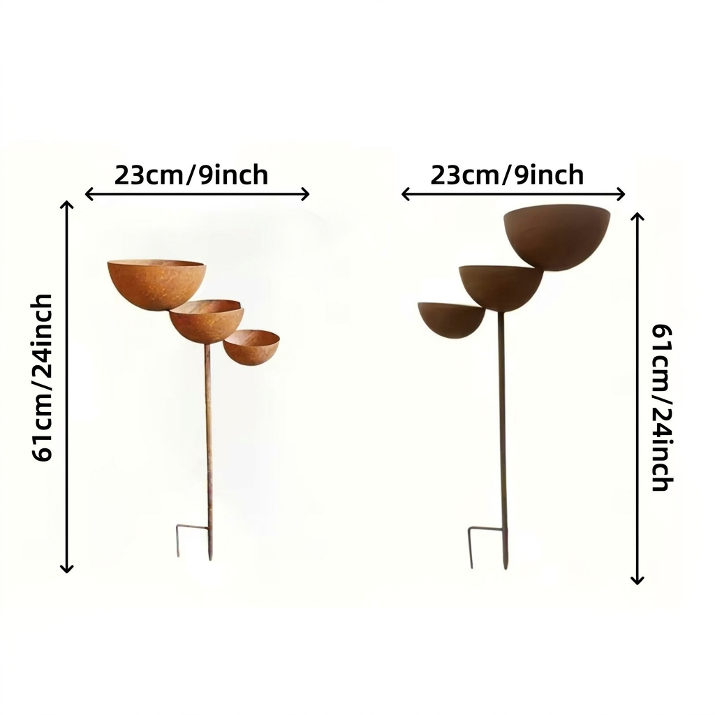 Three-tier bird bath | Bring your garden to life every morning