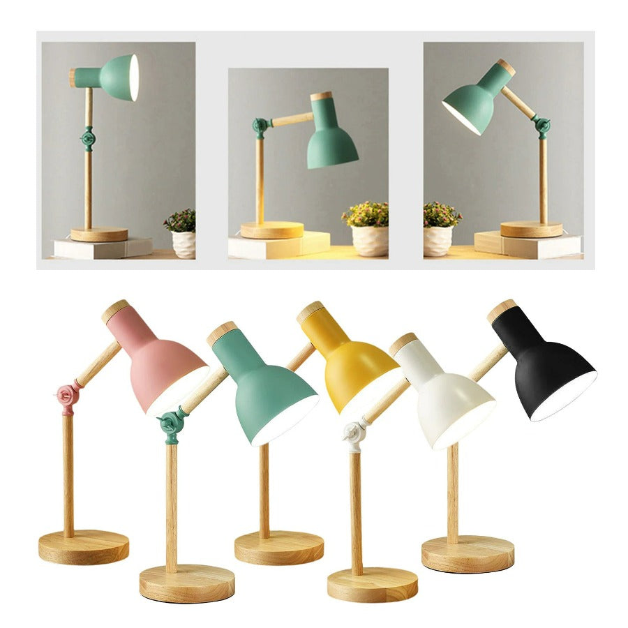 Scandinavian Wooden Table Lamp - LumiNord