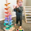 Rainbow Tree Wooden Toy – Educational and Natural Fun