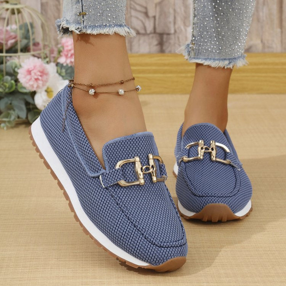 Women's All-match Casual Solid Color Flat Simple Sneaker