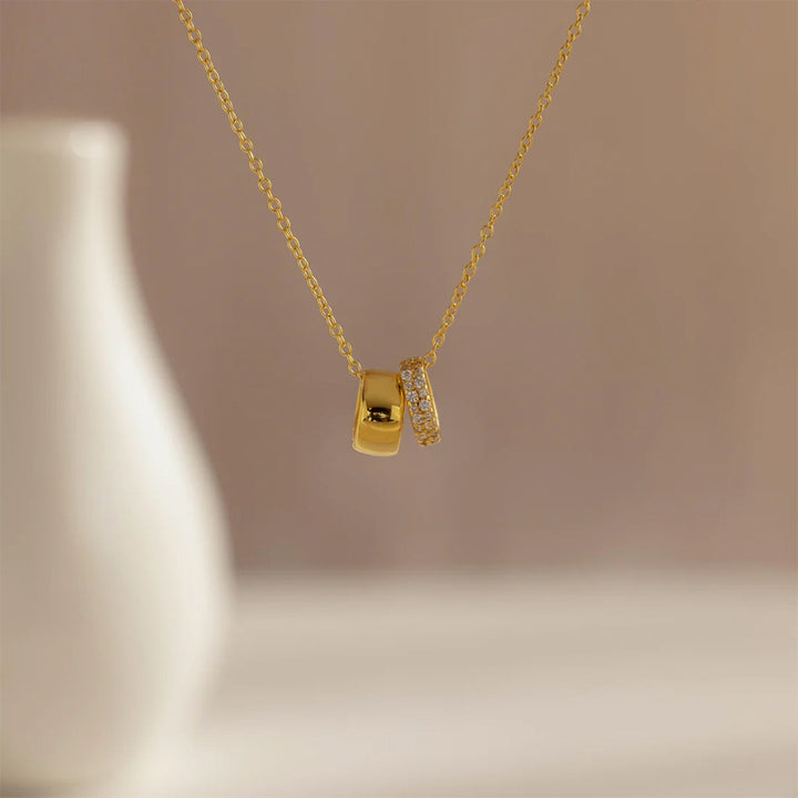 Odette Duo Ring Necklace