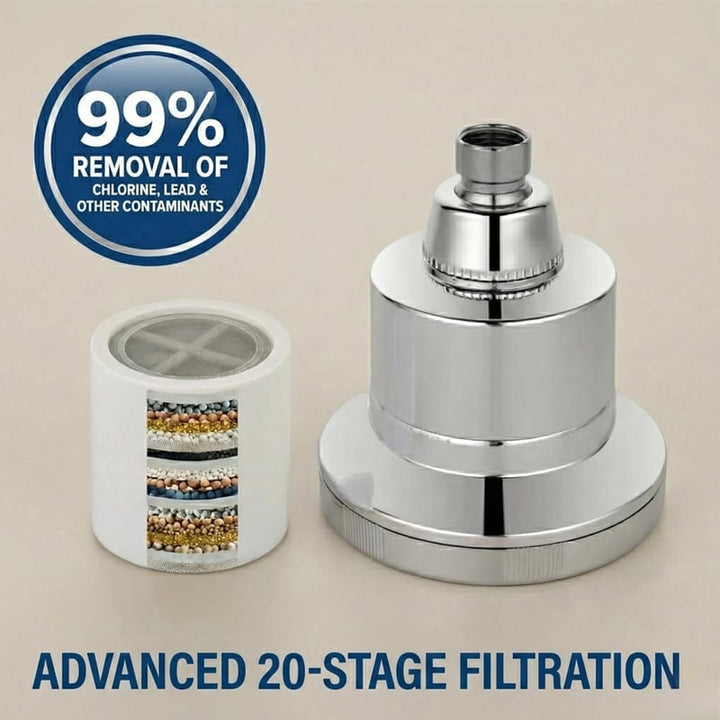 HydroMist – Stainless Steel Shower Head
