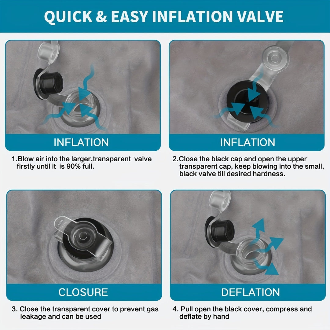 Inflatable Leg Elevation Pillow – To Improve Blood Circulation, Ideal for Sleeping