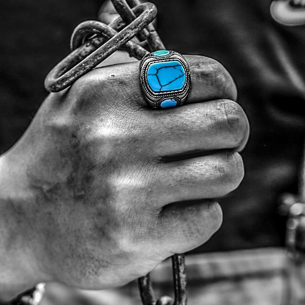 Men's Turquoise Ring – Thorin
