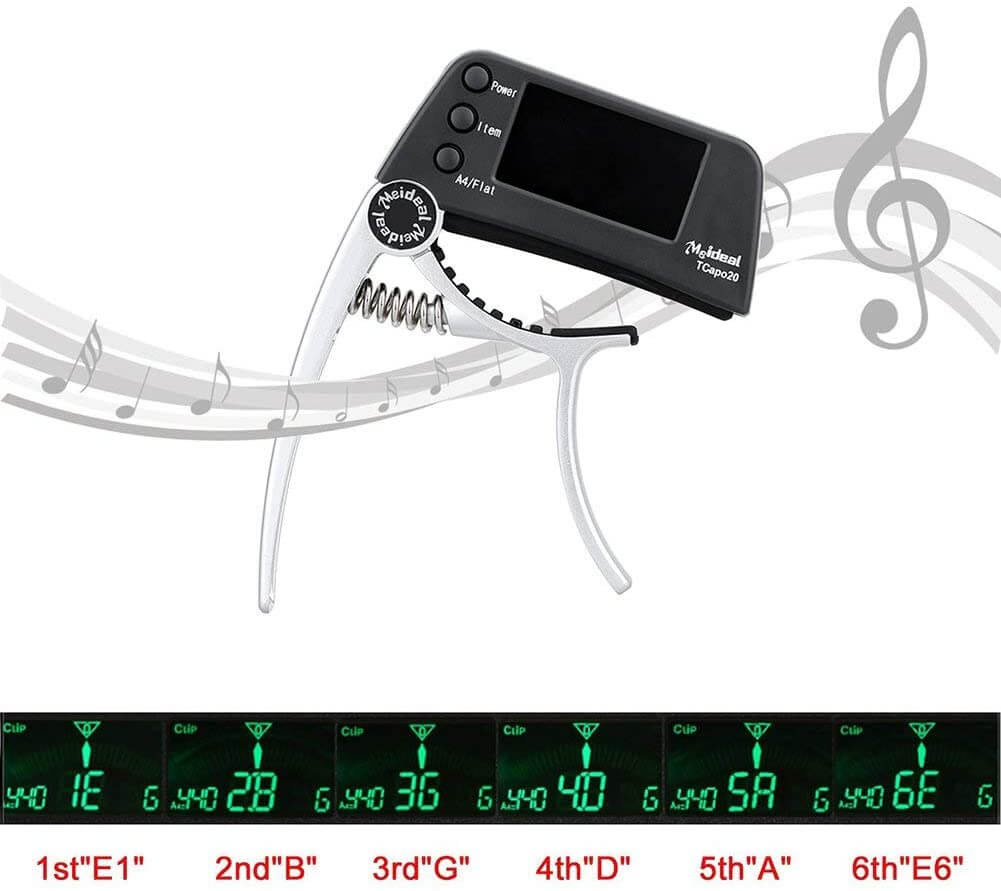 TuneGrip 2-in-1 Capo and Tuner