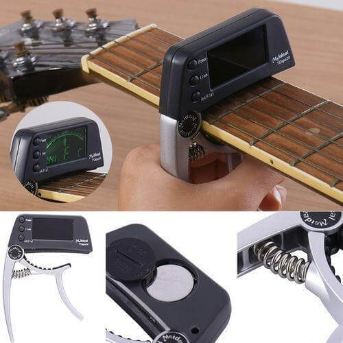 TuneGrip 2-in-1 Capo and Tuner