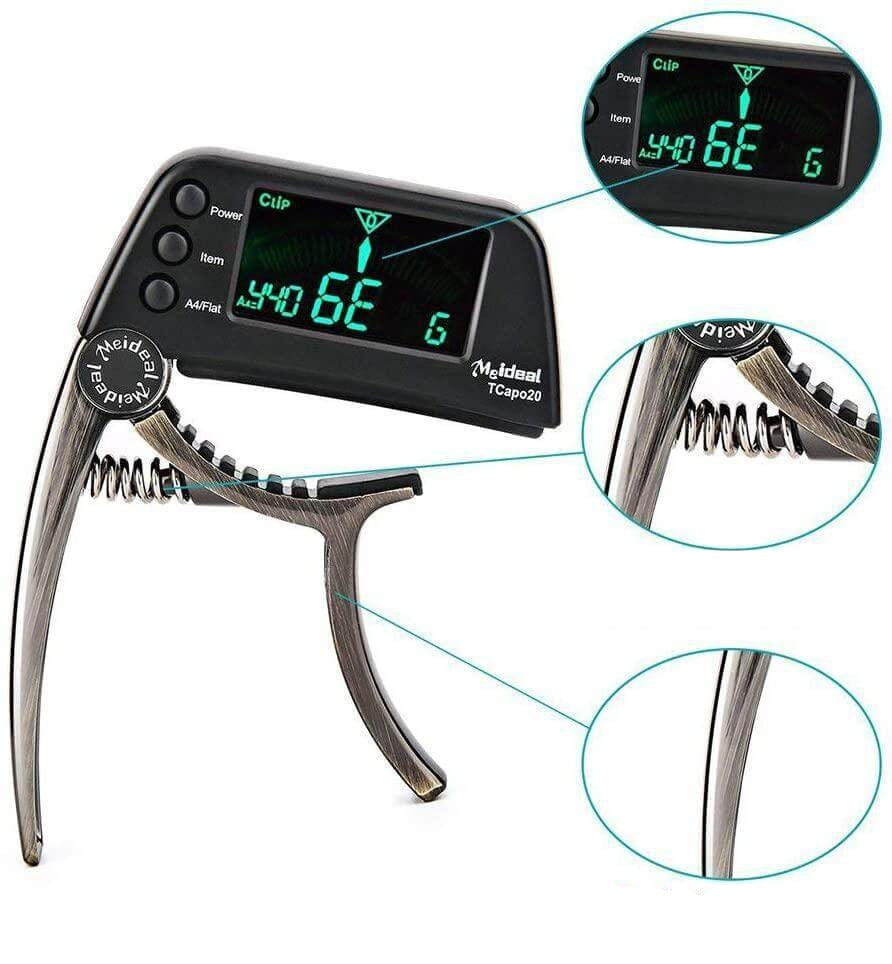 TuneGrip 2-in-1 Capo and Tuner