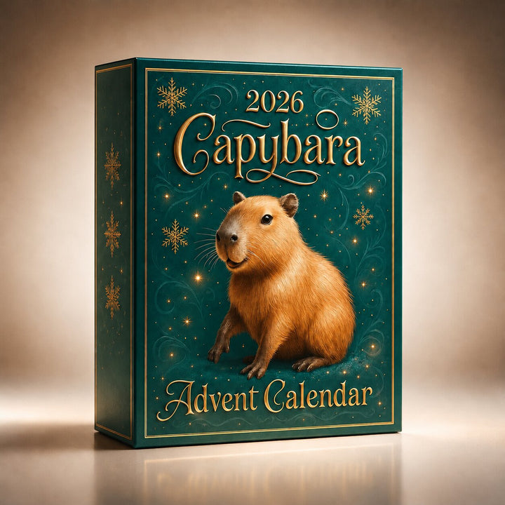 2026 Advent Calendar with 24 Surprise Capybara Figures