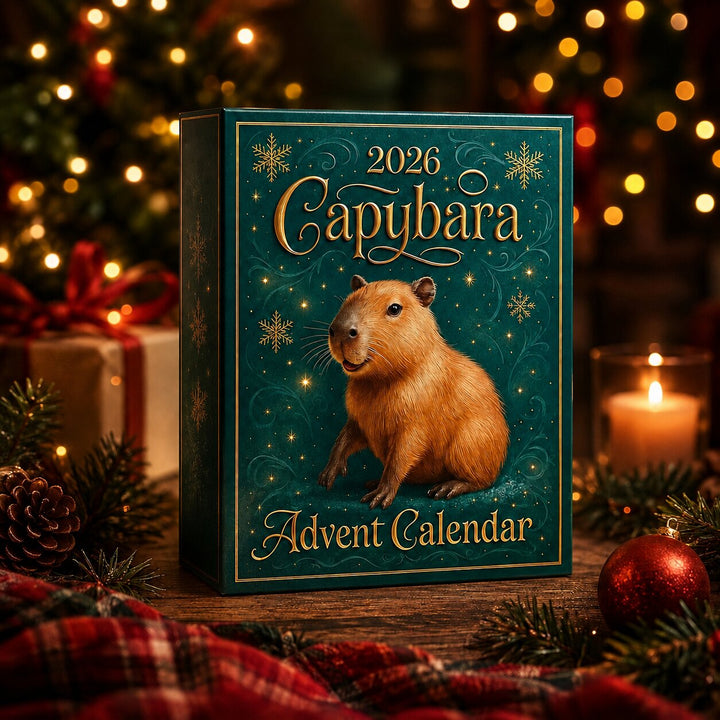 2026 Advent Calendar with 24 Surprise Capybara Figures