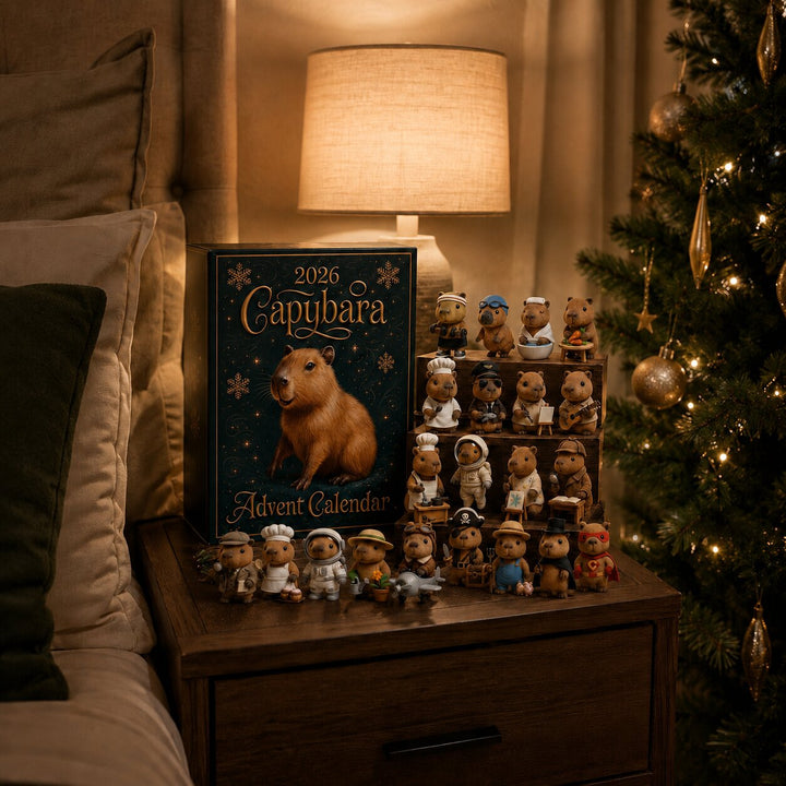 2026 Advent Calendar with 24 Surprise Capybara Figures