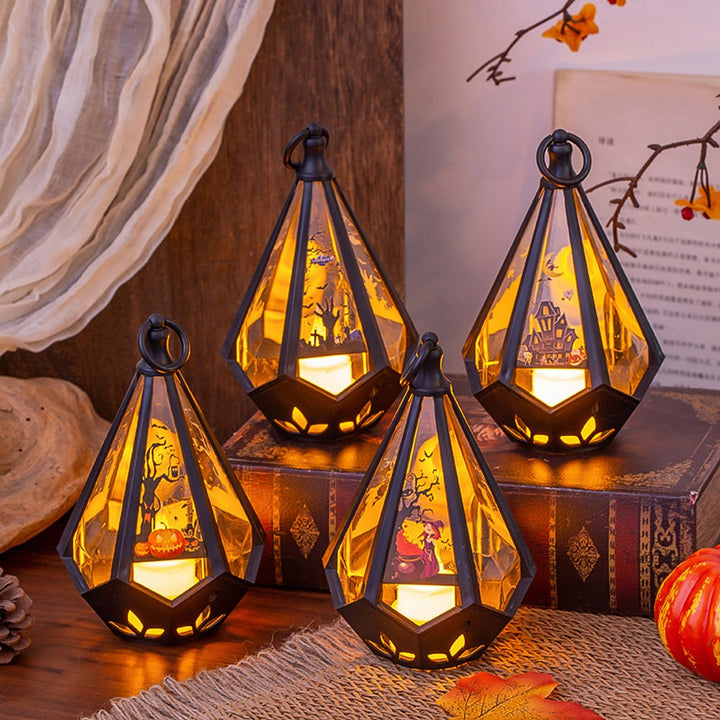 Halloween Decorations Kidsren's Satchel Pumpkin Lantern Party Atmosphere Props Desktop Ornaments Gifts Night Lights — image 1