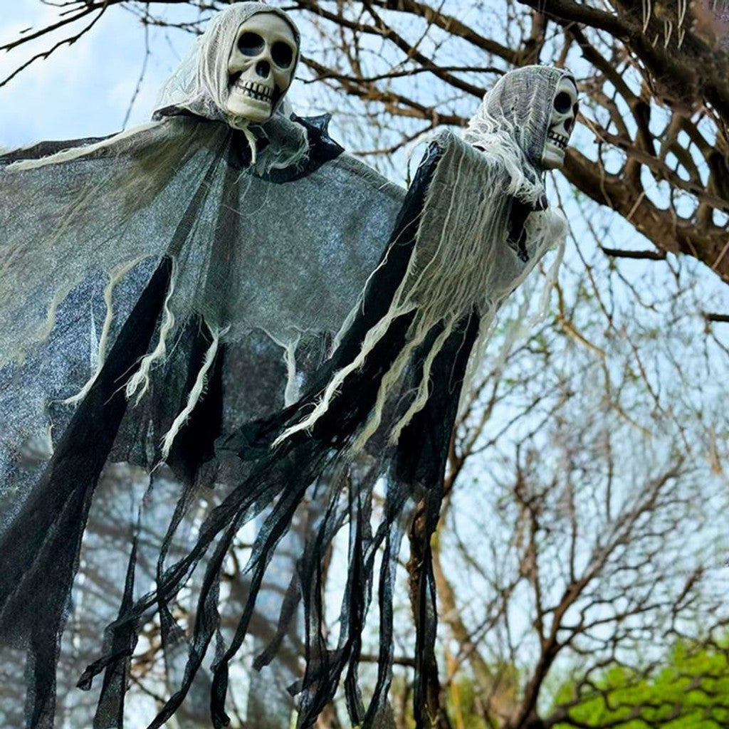 Halloween Decorations Horror Hanging Ghost Skull Skeleton Prop Perfect For Home Outdoor Yard Party Supplies Festival Decorations — image 5