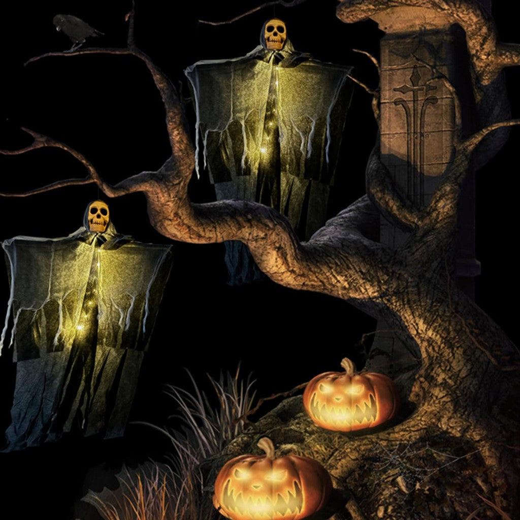 Halloween Decorations Horror Hanging Ghost Skull Skeleton Prop Perfect For Home Outdoor Yard Party Supplies Festival Decorations — image 7
