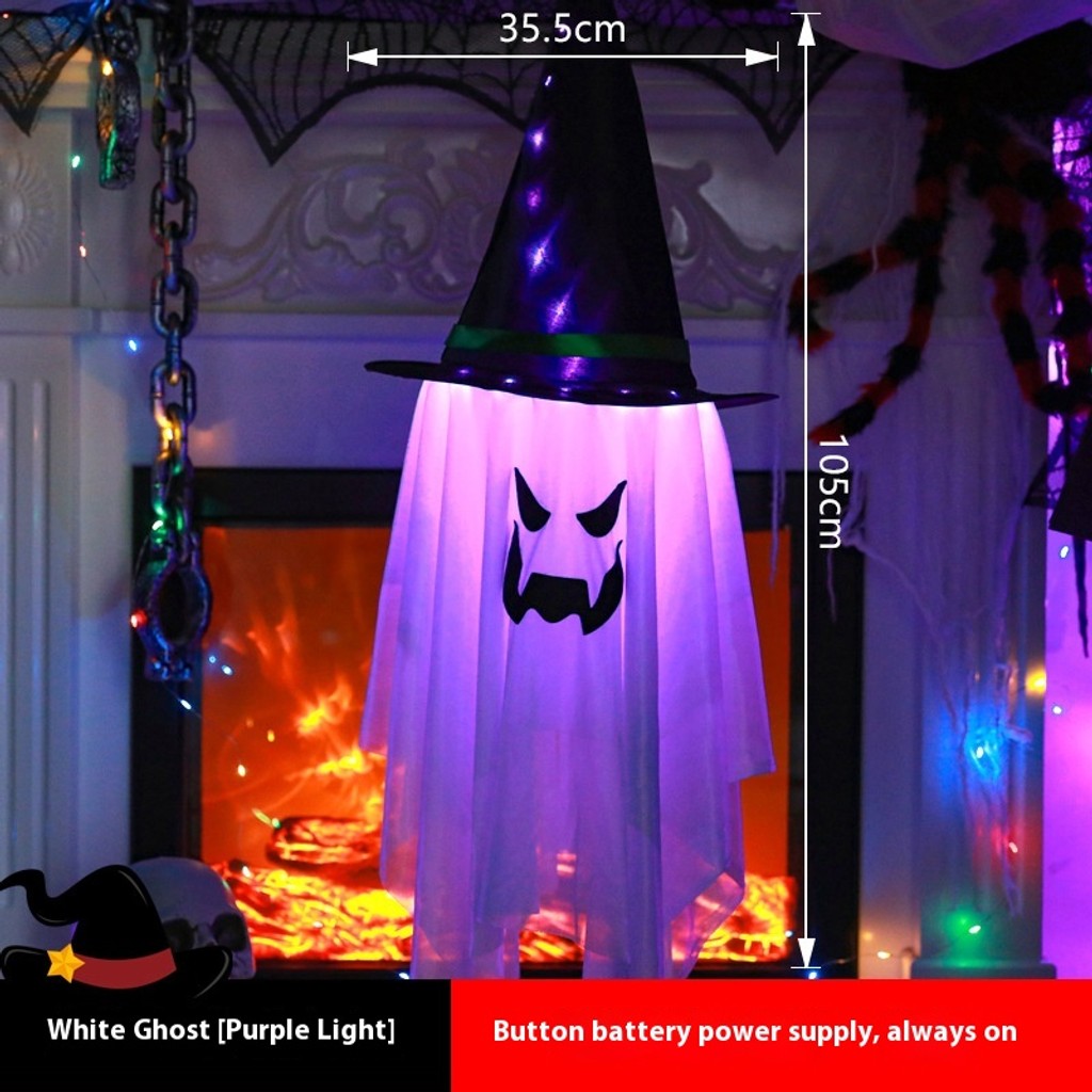 Halloween Glowing Scream Ghost Decoration Props — image 8