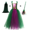 Girls Halloween Witch Costume Set