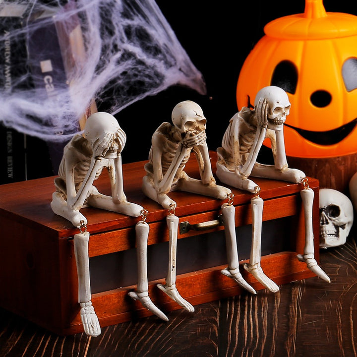 Halloween Skull Resin Decorations Ghost Festival Atmosphere Decorations — image 1
