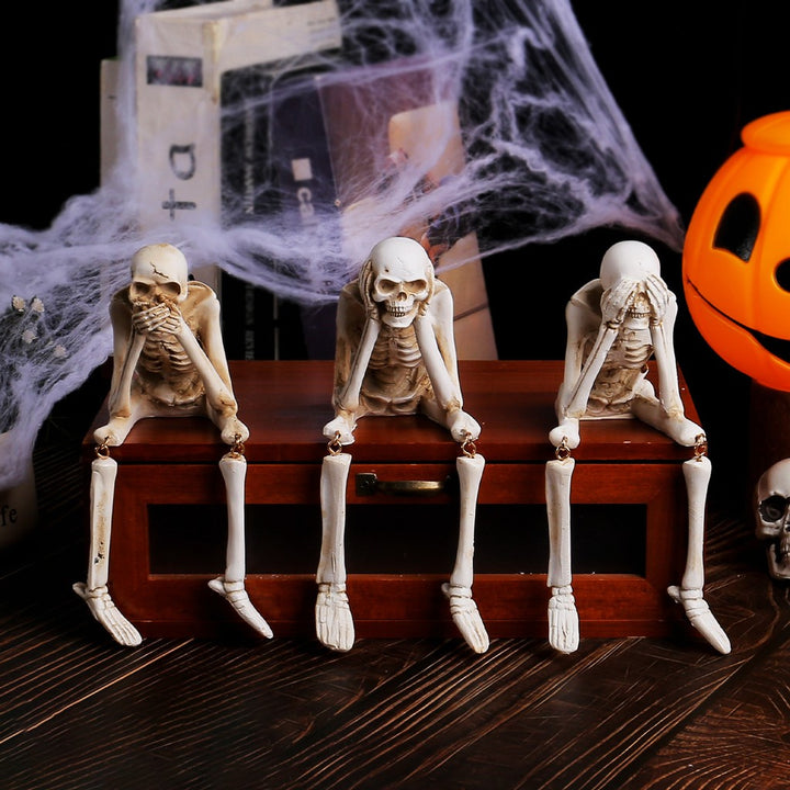Halloween Skull Resin Decorations Ghost Festival Atmosphere Decorations — image 3