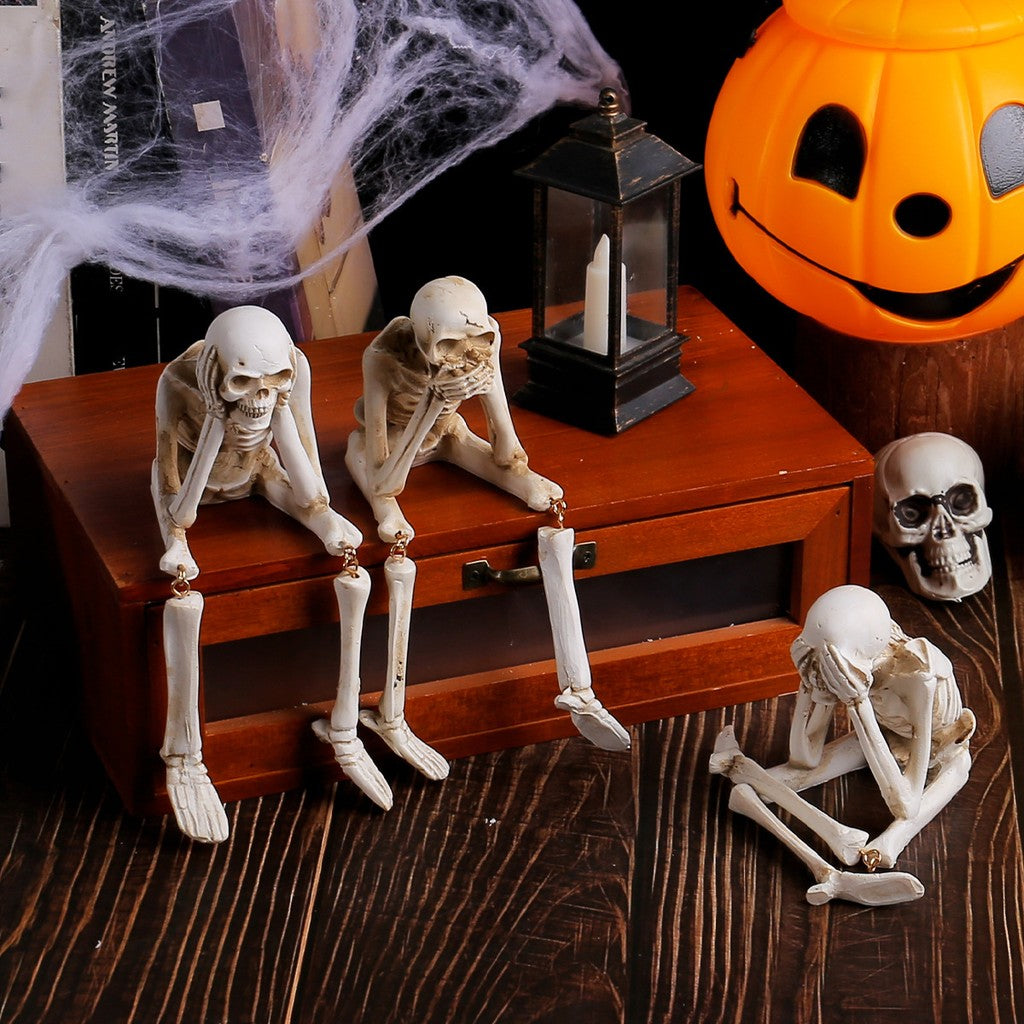 Halloween Skull Resin Decorations Ghost Festival Atmosphere Decorations — image 4