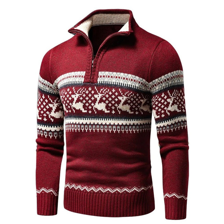 Alexander | Classic Patterned Festive Winter Sweater — image 1