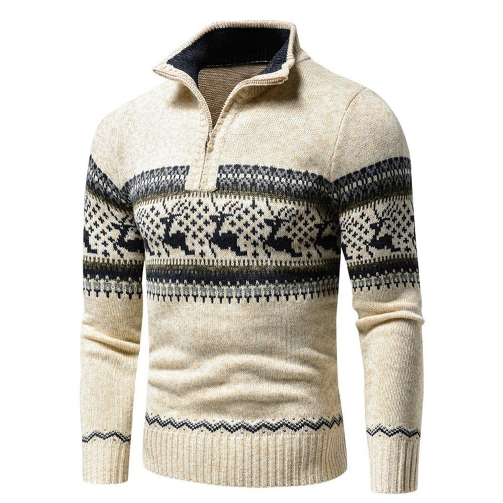 Alexander | Classic Patterned Festive Winter Sweater — image 2