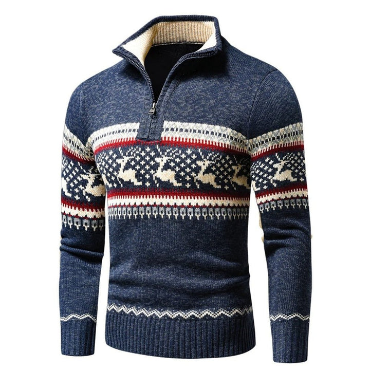 Alexander | Classic Patterned Festive Winter Sweater — image 3