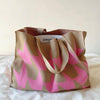 Geometric Knit Tote Bag