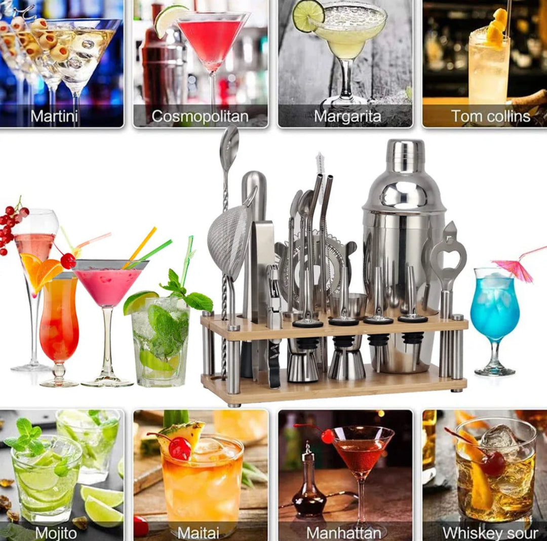 Professional 23-Piece Bartender Set – ShakerPro