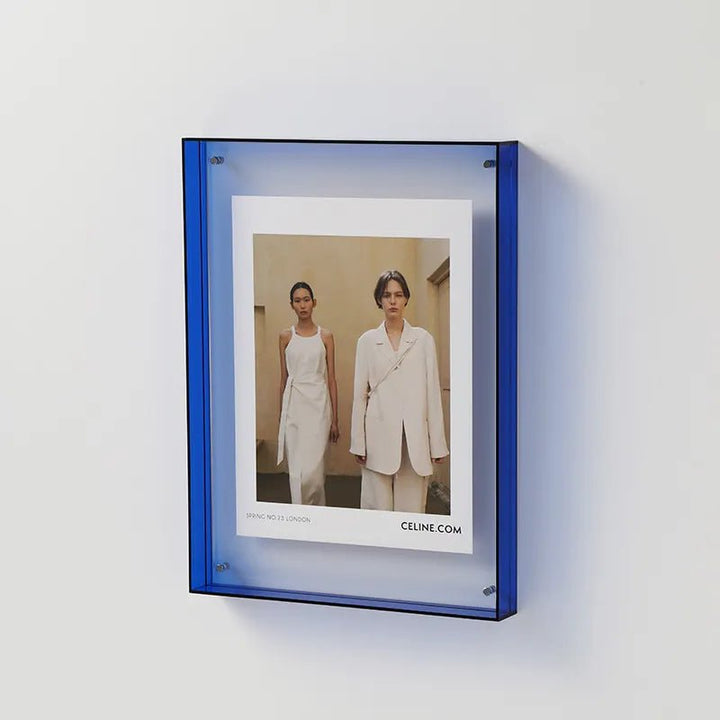 Lebendiger Acryl-Bilderrahmen zum Ausstellen – Farbenfroher, zeitgemäßer Fotohalter