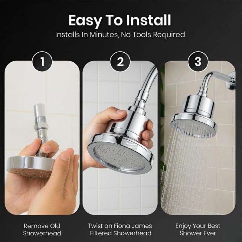 HydroMist – Stainless Steel Shower Head