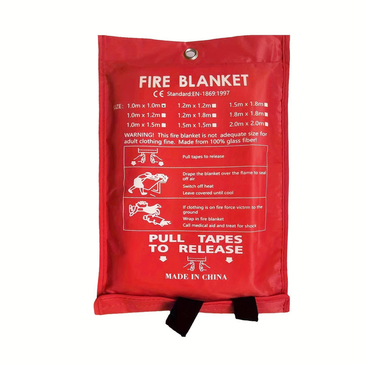 Emergency Fire Blanket for Homes and Businesses – Fireproof Fire Blanket for Kitchen, Office and Car