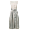 Women's Dirndl Set with Button Placket and Apron
