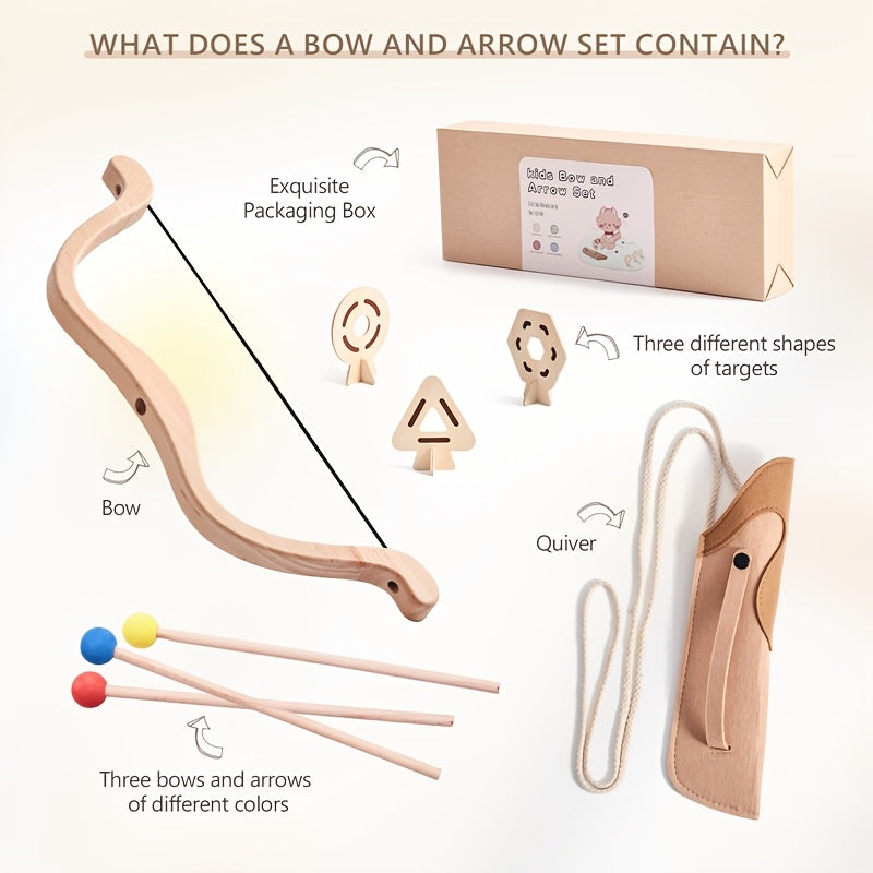 Bow and Arrow Set for Young Archers – Educational and Fun Toy
