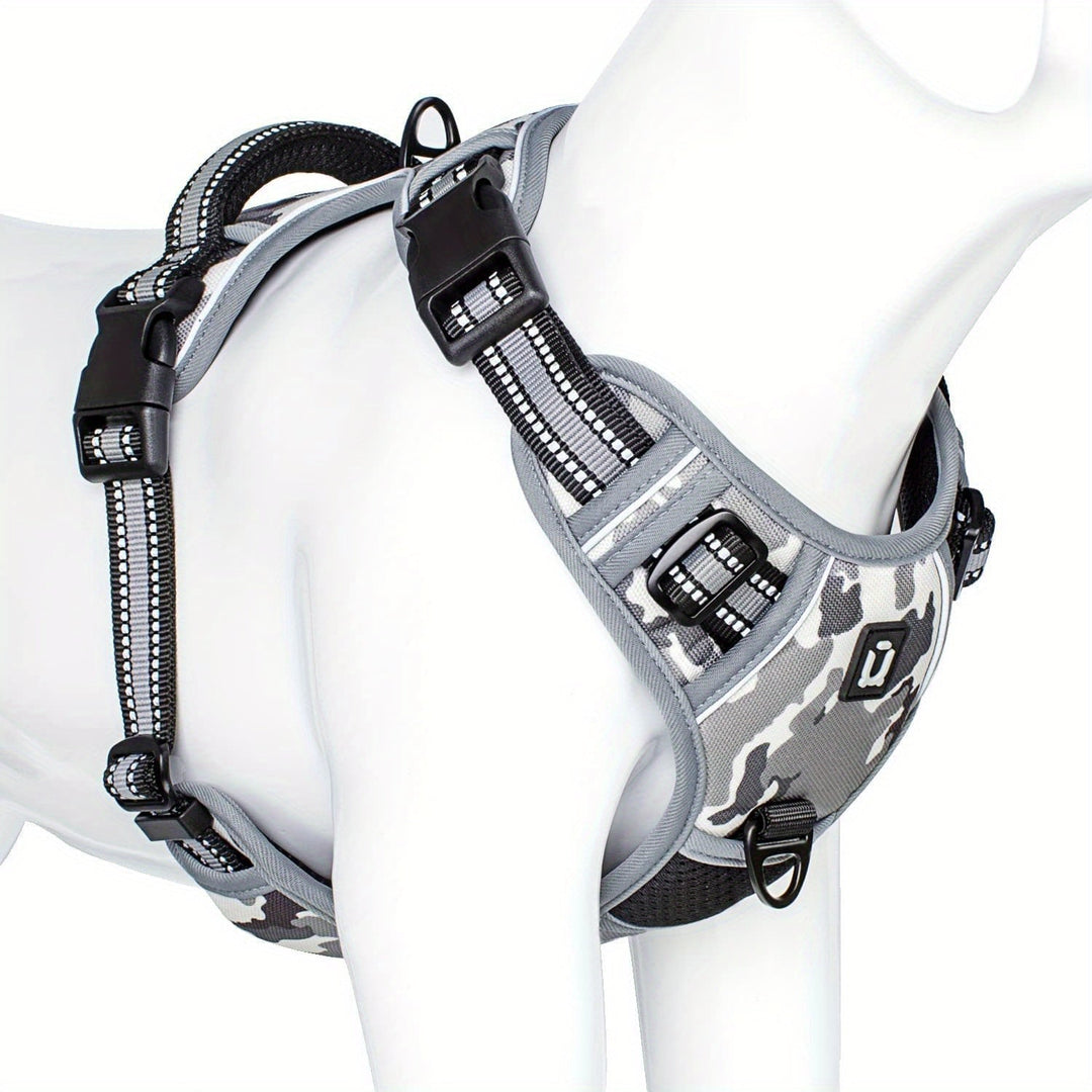 Reflective No-Pull Dog Harness – Easy Walking and Training with Handle